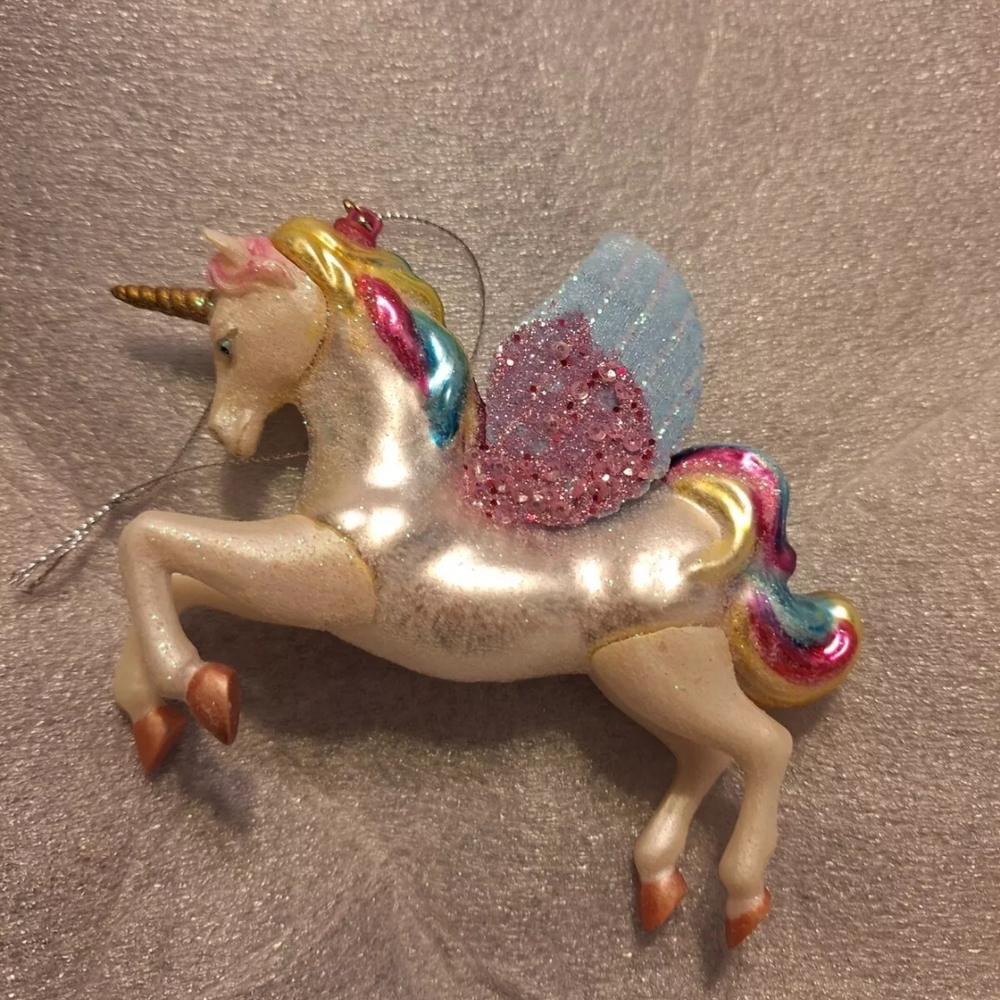 Colorful Unicorn Ornament